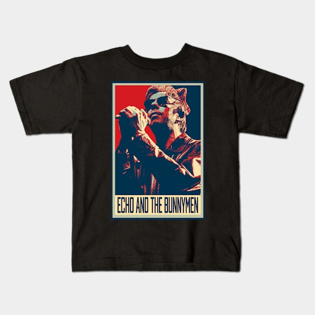 Bunnymen Chronicles Moments Of Brilliance And Melody Kids T-Shirt by Super Face